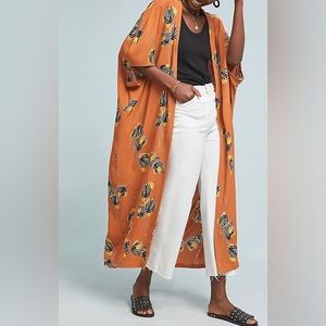 Anthropologie | Bel Kazan Lois Floral Duster Kimono, One Size